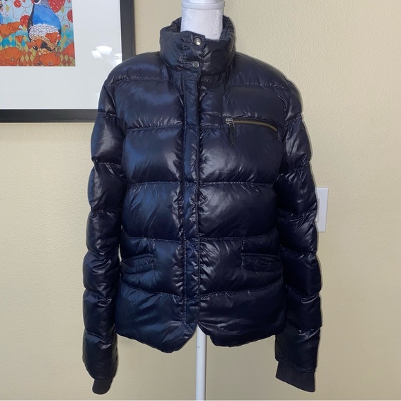 “Lucky” brand black puffer jacket Size L (80% down) - Picture 1 of 9